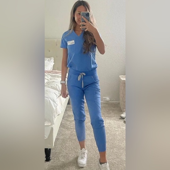 Grey Figs gray jogger SET - Picture 1 of 3